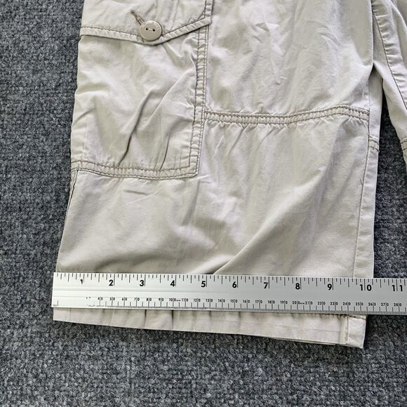 Black Bull Cargo Shorts Mens 36 Baggy Fit Y2K Beige Hiking Outdoor 15” Inseam - Picture 9 of 16